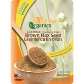 Gold Top Organics Cold Milled Brown Flax Seed - 454 grams